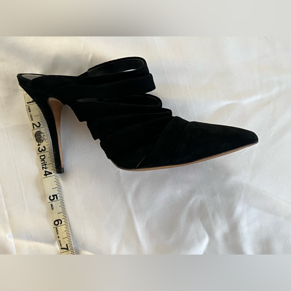 ‼️SALE Alexander Wang Strappy  like new Black Suede Heels size 37 Worn 1 X